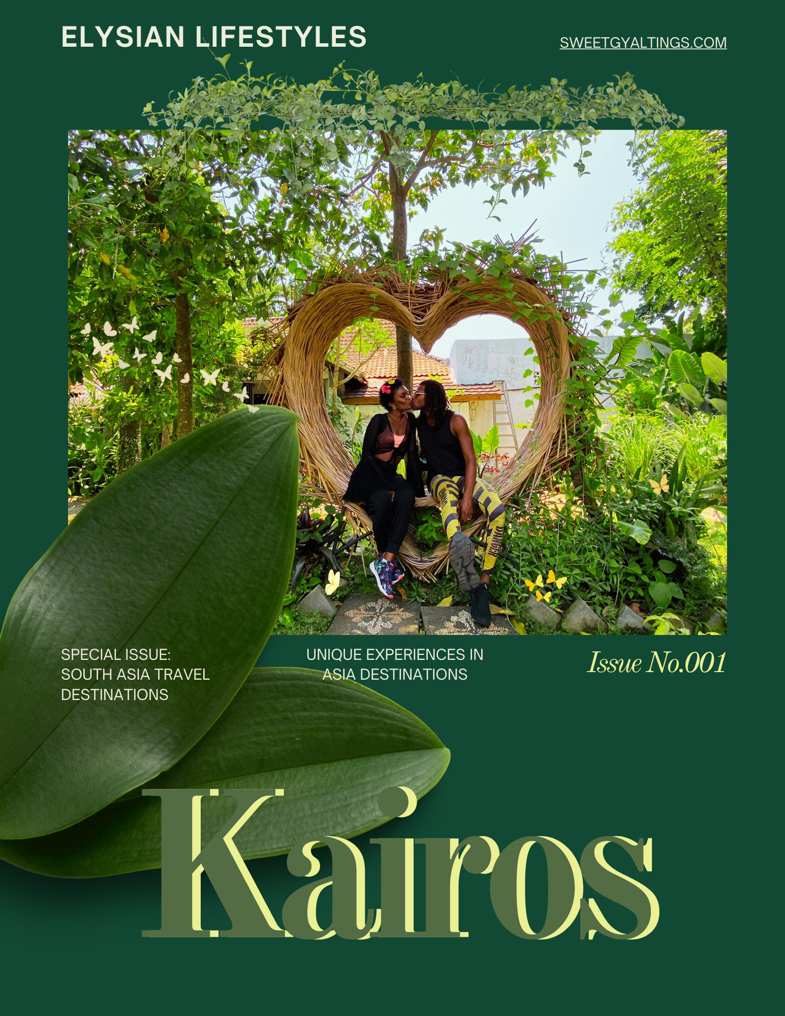 The beautiful greenery of bali cover page