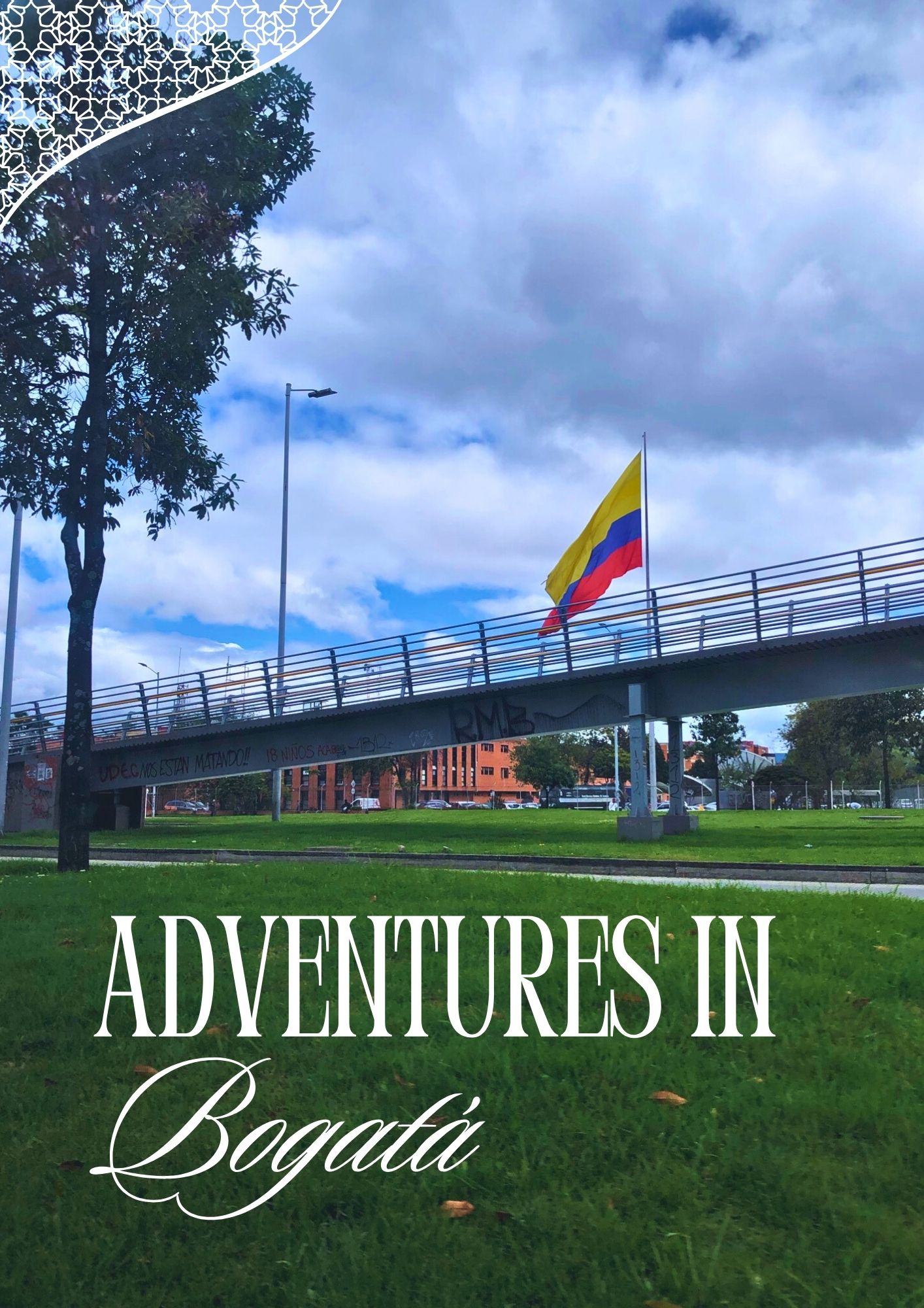 Colombia's flag in Bogotá
